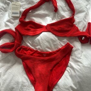 Monday Swimwear Red Bikini